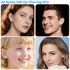 YINPAD Ear Piercing Kit, Disposable Piercing Gun Preloaded with Different Style Studs, at Home Self Piercer Kit (4 golden 4 silvery, cylinder) view 4