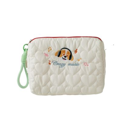 LIANGWEI makeup bag Cartoon Cosmetic Bag Multifunction Makeup Zipper Bag Large Capacity Portable Sanitary Napkin Storage Bag(Color2)
