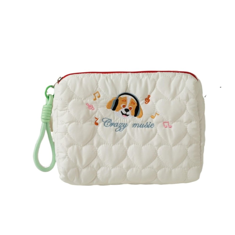LIANGWEI makeup bag Cartoon Cosmetic Bag Multifunction Makeup Zipper Bag Large Capacity Portable Sanitary Napkin Storage Bag(Color2)