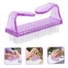OATIPHO Fingernail Brush Plastic Nail Cleaner Brush Set for Manicure Household Nail Dust Cleaning Tool Suitable for Home Use view 2