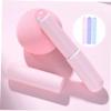 PartyKindom 3pcs Silicone Lip Brush Lip Makeup Brush Lipstick Applicator Wands Gloss Applicator Wands for Women view 4