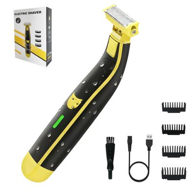 Wet and Dry Electric Shaver Cleaner, Electric Razor for Men, Rechargeable Wet & Dry Shaver, Non-Slip, Durable, Fast Shaving (1PC)-Model #12