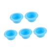 NIYANGLE 5pcs Wax Heater Silicone Bowl for Hair Removal Non-stick Wax Melting Container Capacity Accessory for Home and Salon Use Easy to Clean and Practical view 1