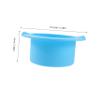 NIYANGLE 5pcs Wax Heater Silicone Bowl for Hair Removal Non-stick Wax Melting Container Capacity Accessory for Home and Salon Use Easy to Clean and Practical view 3