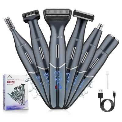 Manscape Ball Trimmer for Men,Body& Pubic Hair Trimmer and Groin Hair Shaver for Women & Men Pubic Hair, Private Area, Legs, Eyebrow,Face, Nose, Eyebrow, Body Hair Removal IPX5 Waterproof LED Display