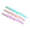 WRITWAA Folding Eyebrow Razor 3-Pack Portable Eyebrow Shaping Tool for Women Protective Cover for Travel and Daily Grooming view 1