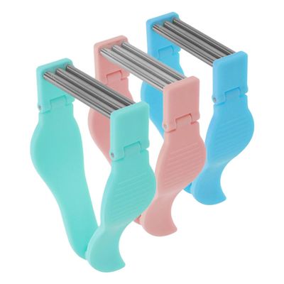 BIUDECO 3pcs Facial Hair Remover for Women Spring Epilator Tool for Precise Facial and Lip Hair Removal Ergonomic Design for Easy Use Remover