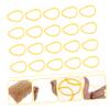 DEARMAMY 1bag High Temp Resistant Elastic Bands Uv Heat Cold Perm Rubber Rings Thick Elastic Bands for Hair Styling view 4