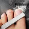 2Pcs Professional Nail Files, Iron Construction, Elegant Design for Manicure and Nail Art view 3