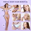Electric Razor for Women,6 in 1 Women's Bikini Trimmer Shaver for Women & Men Pubic Hair, Private Area, Legs, Eyebrow,Face, Nose, Eyebrow, Body Hair Removal IPX5 Waterproof Wet & Dry view 2