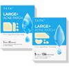 TKTK Large Pimple Patches for Face 62 Count + XL Acne Patches for Body 136 Count, 7 Sizes Pimple Patch Bulk Face & Body, Hydrocolloid Zit Breakouts view 1
