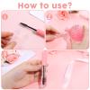 3 Pack 10ml Clear Mascara Tube with Wand, Empty Eyeliner Tube and Lip Gloss Tubes, Premium Eyelash Cream Container Bottle with Leak Stoppers, Ideal Kit for DIY Cosmetics Travel view 3