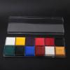 12 Colors Non Oil Face and Body Painting Makeup Set with 6 Paint Brushes for (12 colors oil) view 1