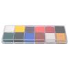 12 Colors Non Oil Face and Body Painting Makeup Set with 6 Paint Brushes for (12 colors oil) view 3
