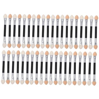 DEARMAMY 40pcs Disposible Eyeshadow Brush Double-sided Makeup Brushes Prime Material Tips Comfortable for Daily Use