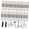 DEARMAMY 40pcs Disposible Eyeshadow Brush Double-sided Makeup Brushes Prime Material Tips Comfortable for Daily Use view 3