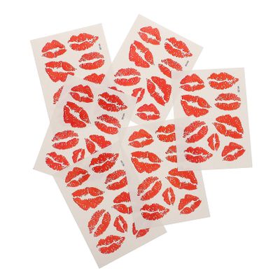 Sexy Temporary Tattoo Stickers 6Pcs Waterproof Body Decoration