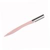 Beaupretty 3Pcs Portable Stainless Steel Eyebrow Razor Makeup Tool Kit for Women and Non Slip Grip Eyebrow Trimmer for Precise Hair Removal for Travel Pink view 1