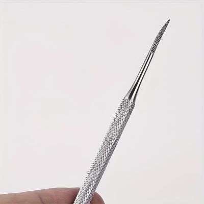Stainless Steel Toenail Tool, Double-Headed Nail Hook and File, Ingrown Toenail Care, Foot Beauty Tool
