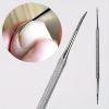 Stainless Steel Toenail Tool, Double-Headed Nail Hook and File, Ingrown Toenail Care, Foot Beauty Tool view 3