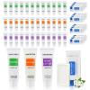 40 Pcs 4-IN-1 Hotel Soaps and Toiletries Bulk Set,4-Piece Set Mini Bulk Travel Size Toiletries Set 1 oz each Shampoo,Conditioner, Body Lotion and 0.53 oz Soap Hotel Supplies for Guests,Homeless view 1
