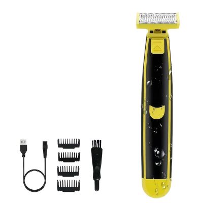 Full Body Washed Wet and Dry Shaver for Men, Men's Electric Shaver Wash Wet and Dry Double Shave (1PC)-Model #7
