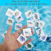 100pcs Ocean Animals Temporary Tattoos, Cute Sea Creature Tattoos Shark Fish Starfish Coral Turtles and More Ocean Birthday Party Favors Sea Animal Tattoo Stickers for Boys Girls view 4