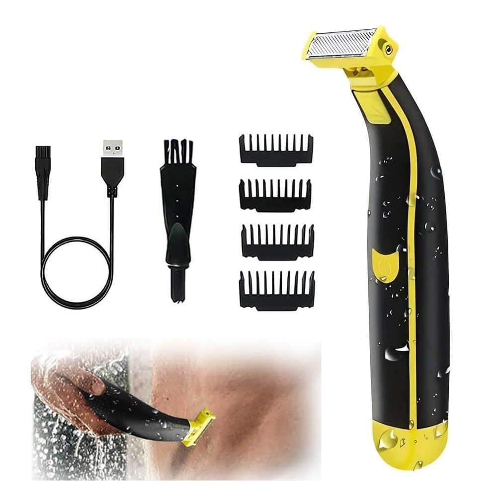 Full Body Washed Wet and Dry Shaver for Men, Men's Electric Shaver Wash Wet and Dry Double Shave (1PC)-Model #9