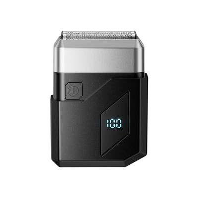Electric Foil Shavers for Men, Waterproof Cordless Beard Trimmer with LED Display & Type-C Fast Charge, Portable Travel Electric Razor for Face, Gifts for Dad Him (Black)