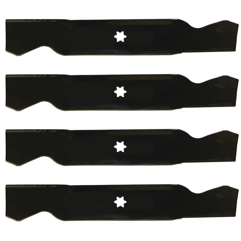 742-0610 Qty 4: High-Lift Blade Fits for Murray 12155 12227 13A276LF031 LT3800