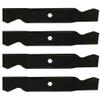 742-0610 Qty 4: High-Lift Blade Fits for Murray 12155 12227 13A276LF031 LT3800 view 1