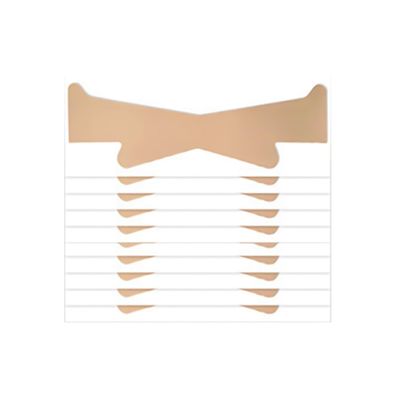 TORMEN Neck Lifting Tape for Women 10 Pcs Invisible Neck Wrinkle Patches for Wrinkles Instant Bands Tightening Sagging Skin Neckline Firming(Primary Colours)