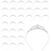 30 Pcs Tiaras Crowns Headbands for Women Girls, Silver Princess Tiara Bulk, Tiaras Rapunzel Crowns for Wedding Birthday Crystal Tiara for Prom, Bride, Pageant, Halloween view 1