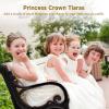 30 Pcs Tiaras Crowns Headbands for Women Girls, Silver Princess Tiara Bulk, Tiaras Rapunzel Crowns for Wedding Birthday Crystal Tiara for Prom, Bride, Pageant, Halloween view 3