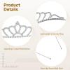 30 Pcs Tiaras Crowns Headbands for Women Girls, Silver Princess Tiara Bulk, Tiaras Rapunzel Crowns for Wedding Birthday Crystal Tiara for Prom, Bride, Pageant, Halloween view 4