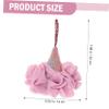 LIFKOME Candy Color Shower Balls Ice Cream Cone Bathing Flower Exfoliating Body Scrubber for Personal Hygiene Fun Bath Time Supplies for Boys and Girls and Adults Random Color view 2