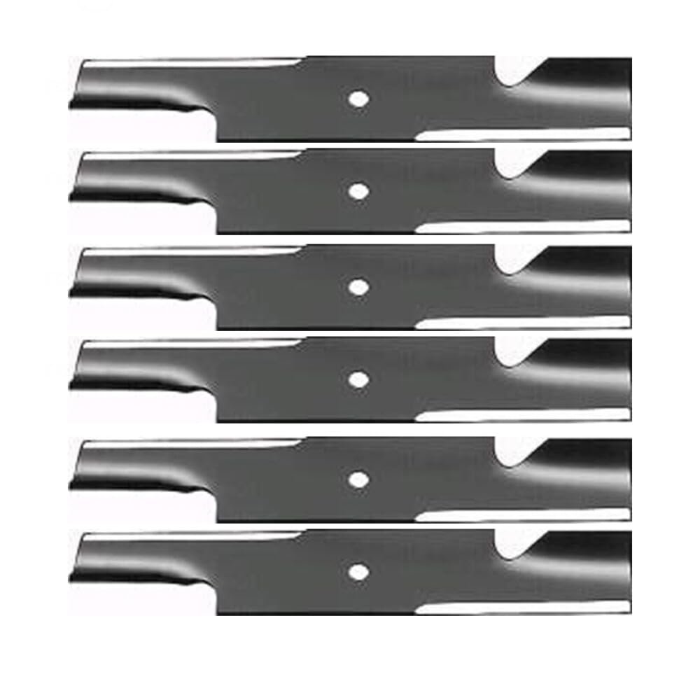 (6) XHT Notched Fits Hi-Lift Blades fits Scag Models Replaces Part Number 481710
