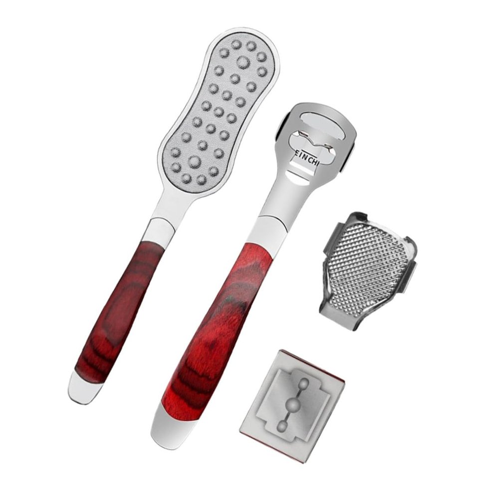 DEARMAMY 1set Foot Peeling Set Pedicure Foot File Dead Skin Remover Callus Remover