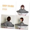 VALICLUD Hair Cutting Cape Bib for Adults Salon Barber Hairdressing Supply Hair Catcher Cape view 3
