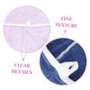 DEARMAMY Microfiber Hair Towel Wraps for Women 2pcs Fast Drying Turban Towels Lightweight and Compact view 4