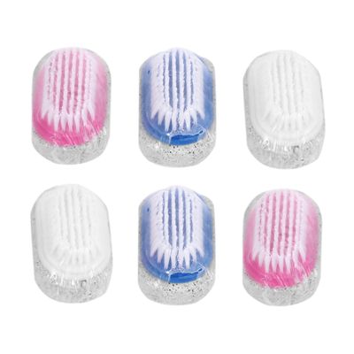 Beaupretty 6pcs Double Sided Foot Beauty Brush Multifunctional Pumice Tool for Exfoliating Smoothing Feet for Travel Random Color