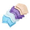 BESTYASH 4pairs Moisturizing Heel Socks for Dry Cracked Feet Gel Infused Open Toe Design to Repair and Soften Rough Skin for Comfortable Wear view 1