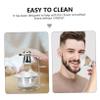 DECORNIJIA 1set Men's Shaving Brush Set Bubble Bowl Metal Stand Complete Grooming Kit for Beard Care Includes Shaving Brush Bowl for Home Barbershop Use view 4