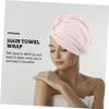 Beavorty 3pcs Quick Drying Hair Caps Water Absorbent Towels for Women Soft Coral Fleece Fast Hair Drying Hats for Home and Travel view 4