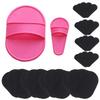 Exfoliating Hair Removal Pads x40  x2 Buffer Pad Holders  x40 Buffer Pads - Smooth Skin on Legs Arm Face Top Lip - Unwanted Hair Removal Depilation Pad view 1