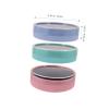 Healvian 3pcs Makeup Brush Cleaning Sponge Box Round Cleaner for Eyeshadow Brushes Dry Removal Portable Cosmetic Supplies Soft view 3