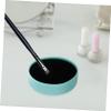 Healvian 3pcs Makeup Brush Cleaning Sponge Box Round Cleaner for Eyeshadow Brushes Dry Removal Portable Cosmetic Supplies Soft view 4