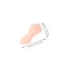 IWOWHERO 1 Pair Moisturizing Silicone Foot Mask Socks Skin Tone for Daily Care Soft and Elastic Design for Cracked Feet Convenient view 2