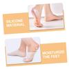 IWOWHERO 1 Pair Moisturizing Silicone Foot Mask Socks Skin Tone for Daily Care Soft and Elastic Design for Cracked Feet Convenient view 3