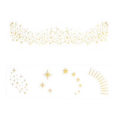 20pcs Glitter Freckles Temporary Face Tattoos, 2 Styles Waterproof Freckles Face Tattoo Glitter Makeup Patches for Teens & Women Christmas Halloween Parties (Gold)